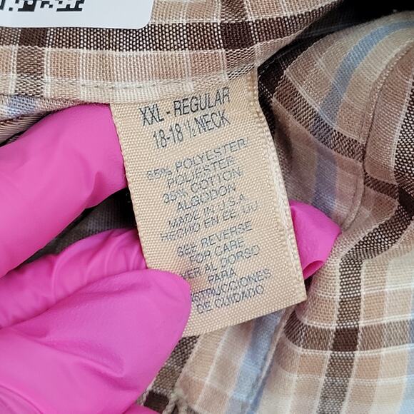 Vintage Big-Mac Pearl Button Shirt 2XL 27x31 Western Plaid - Picture 7 of 11